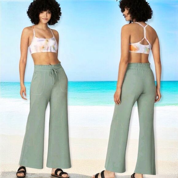 Johnny Was Calme Wide Leg Relaxed Terry Pant Sweatpants - Picture 4 of 16